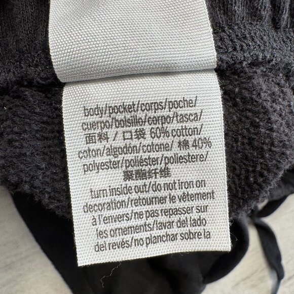 Victorias Secret PINK XS Black Drawstring Shorts 60% Cotton 40% Polyester Soft L - Picture 6 of 7